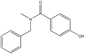 N-benzyl-4-hydroxy-N-methylbenzamide Struktur