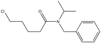 N-benzyl-5-chloro-N-(propan-2-yl)pentanamide Struktur