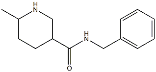 N-benzyl-6-methylpiperidine-3-carboxamide Struktur