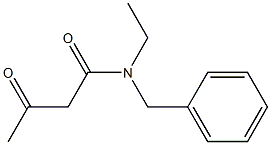 N-benzyl-N-ethyl-3-oxobutanamide Struktur