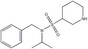 N-benzyl-N-isopropylpiperidine-3-sulfonamide Struktur