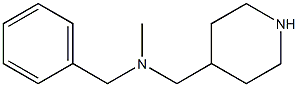 N-benzyl-N-methyl-N-(piperidin-4-ylmethyl)amine Struktur