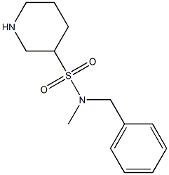 N-benzyl-N-methylpiperidine-3-sulfonamide Struktur