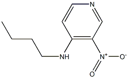 N-butyl-3-nitropyridin-4-amine Struktur