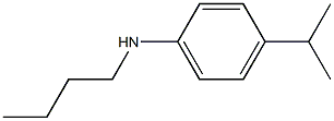 N-butyl-4-(propan-2-yl)aniline Struktur