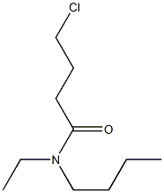 N-butyl-4-chloro-N-ethylbutanamide Struktur