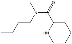 N-butyl-N-methylpiperidine-2-carboxamide Struktur