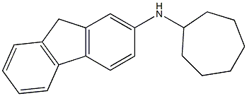 N-cycloheptyl-9H-fluoren-2-amine Struktur