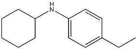 N-cyclohexyl-4-ethylaniline Struktur