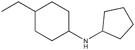 N-cyclopentyl-4-ethylcyclohexan-1-amine Struktur