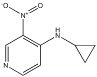 N-cyclopropyl-3-nitropyridin-4-amine Struktur