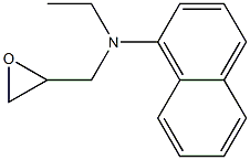 N-ethyl-N-(oxiran-2-ylmethyl)naphthalen-1-amine Struktur