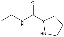 N-ethylpyrrolidine-2-carboxamide Struktur