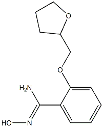 N'-hydroxy-2-(tetrahydrofuran-2-ylmethoxy)benzenecarboximidamide Struktur