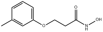 N-hydroxy-3-(3-methylphenoxy)propanamide Struktur