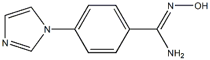 N'-hydroxy-4-(1H-imidazol-1-yl)benzene-1-carboximidamide Struktur