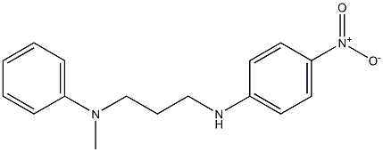 N-methyl-N-{3-[(4-nitrophenyl)amino]propyl}aniline Struktur