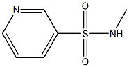 N-methylpyridine-3-sulfonamide Struktur