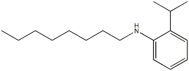 N-octyl-2-(propan-2-yl)aniline Struktur