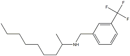 nonan-2-yl({[3-(trifluoromethyl)phenyl]methyl})amine Struktur