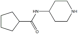 N-piperidin-4-ylcyclopentanecarboxamide Struktur