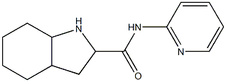 N-pyridin-2-yloctahydro-1H-indole-2-carboxamide Struktur