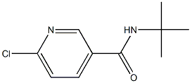 N-tert-butyl-6-chloropyridine-3-carboxamide Struktur