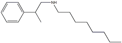 octyl(2-phenylpropyl)amine Struktur