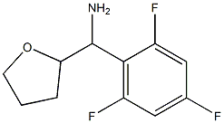 oxolan-2-yl(2,4,6-trifluorophenyl)methanamine Struktur