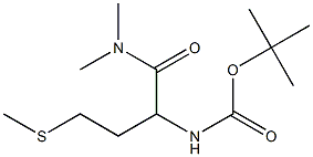 tert-butyl 1-[(dimethylamino)carbonyl]-3-(methylthio)propylcarbamate Struktur