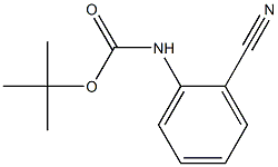 tert-butyl 2-cyanophenylcarbamate Struktur