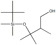 3-(tert-Butyl-dimethyl-silanyloxy)-2,3-dimethyl-butan-1-ol Struktur