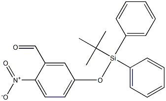 5-(TERT-BUTYLDIPHENYLSILYLOXY)-2-NITROBENZALDEHYDE Struktur