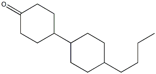 4-(4-n-Butylcyclohexyl)cyclohexanone Struktur