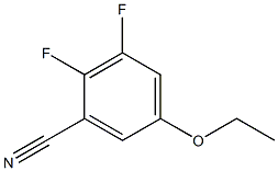 2,3-difluoro-5-ethoxybenzonitrile Struktur