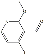 3-Formyl-4-iodo-2-methoxypyridine Struktur