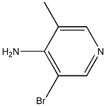 4-Amino-3-bromo-5-methylpyridine Struktur