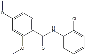 N-(2-chlorophenyl)-2,4-dimethoxybenzamide Struktur