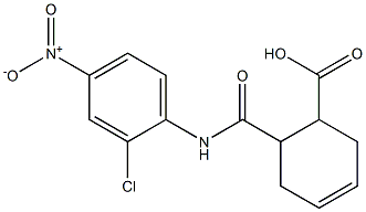 6-({2-chloro-4-nitroanilino}carbonyl)-3-cyclohexene-1-carboxylic acid Struktur