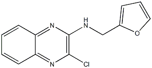 N-(3-chloro-2-quinoxalinyl)-N-(2-furylmethyl)amine Struktur