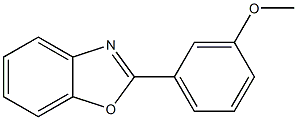 2-(3-methoxyphenyl)-1,3-benzoxazole Struktur