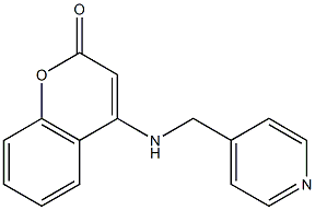 4-[(4-pyridinylmethyl)amino]-2H-chromen-2-one Struktur