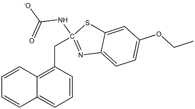 2-naphthylmethyl 6-ethoxy-1,3-benzothiazol-2-ylcarbamate Struktur