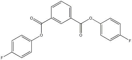 bis(4-fluorophenyl) isophthalate Struktur