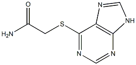 2-(9H-purin-6-ylsulfanyl)acetamide Struktur