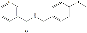 N-(4-methoxybenzyl)nicotinamide Struktur