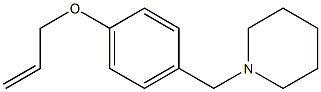 allyl 4-(1-piperidinylmethyl)phenyl ether Struktur