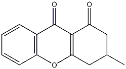 3-methyl-3,4-dihydro-1H-xanthene-1,9(2H)-dione Struktur