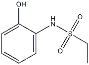 N-(2-hydroxyphenyl)ethanesulfonamide Struktur