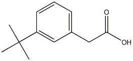 (3-tert-butylphenyl)acetic acid Struktur